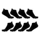 thumbnail image 1 of Guardurnaity 4 pares de calcetines deportivos duraderos y que absorben la humedad para hombres calcetines deportivos de corte bajo para correr Medias negro, 1 of 6