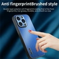 thumbnail image 6 of ELEHOLD for iPhone 14 Pro Max Case,Luxury Metallic Brushed Design Soft TPU Bumper Raised Edge Protection Anti-Scratch Shockproof Non-Slip Protective Case for iPhone 14 Pro Max,Blue, 6 of 6