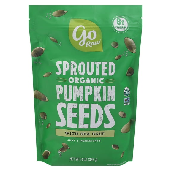Go Raw Organic Sprouted Pumpkin Seeds 14 oz (Pack Of 6)