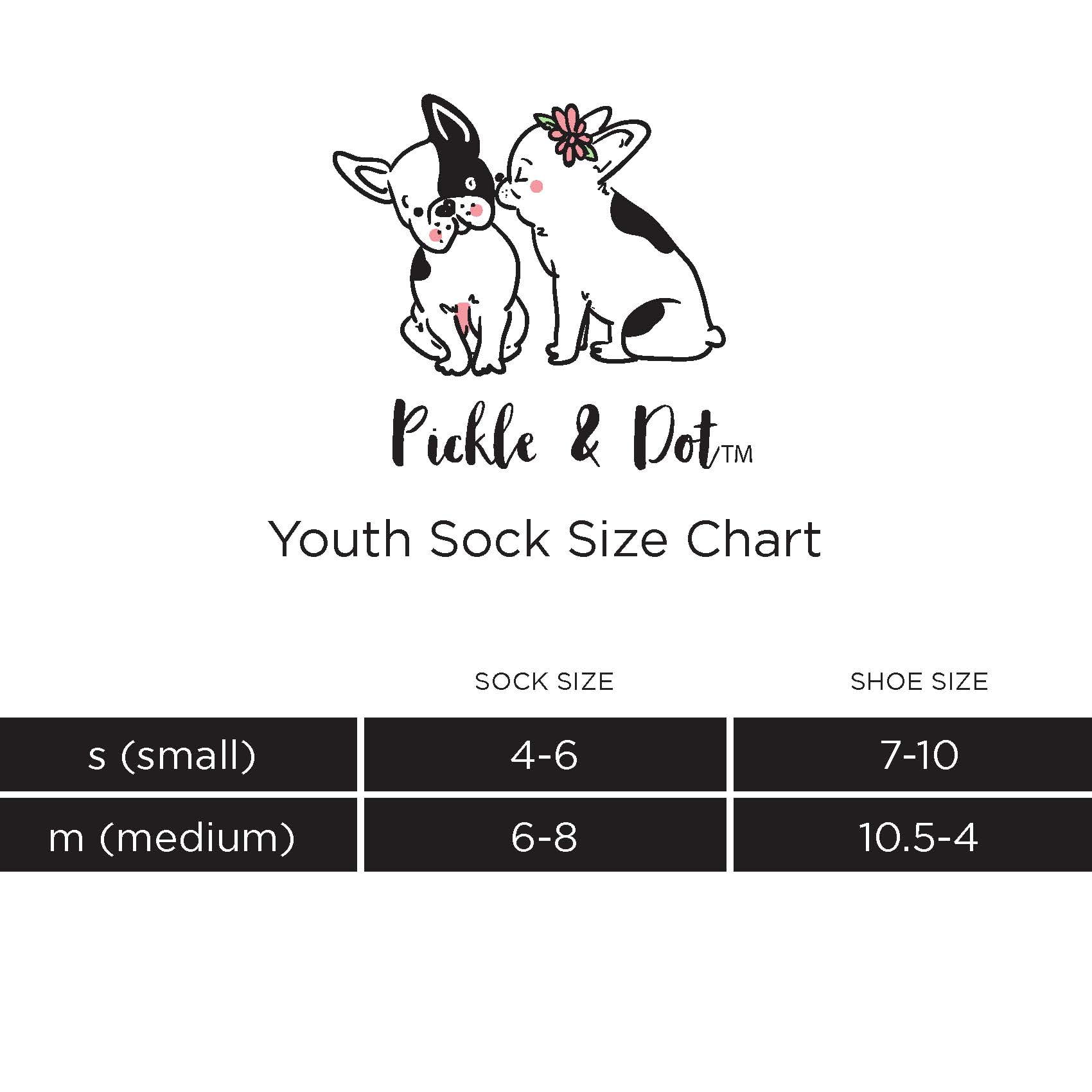 Pickle & Dot Girls 10 Pack Fashion Half Cushion Ankle Socks