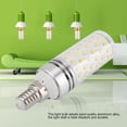 thumbnail image 4 of Bombilla LED E14 de 16 W, color blanco cálido, de aleación plateada, CA 85-240 V, 4 of 8