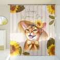 thumbnail image 3 of Happy Women's Day Abyssinian Sunflower Vintage Proud Mom Shower Curtain Cat Lover Kitten Owner Gifts Waterproof Bathroom Bathtub Curtain - 02030, 3 of 5