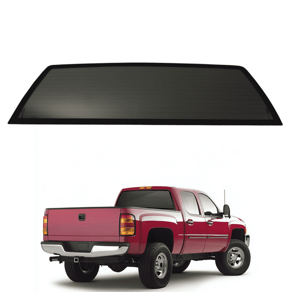 KOJEM Rear Door Window Glass Compatible with 1999-2006 Chevrolet Silverado 1500 Tempered Glass