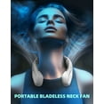 thumbnail image 6 of Jkjoy Portable Neck Fan with LED Display,Headphone Wearable Personal Fan, Hands Free Rechargeable 5200Mah Battery, 6 of 7