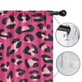 thumbnail image 4 of Blackout Kids Curtains,Pink and Black Of Leopard Print Childrens Insulated Curtains Set Of 2,Bedroom Essentials,Toddler Room Decor 42"x54", 4 of 5