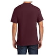 thumbnail image 3 of Mens Essential Cotton T Shirt with Pocket Athletic Maroon S, 3 of 6