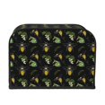 thumbnail image 2 of Goofa Bee Floral Print Toaster Cover 4 Slice, Four Slice Bread Machine Cover Quilted Toaster Covers Bread Maker Cover Kitchen Appliance Cover, 2 of 7