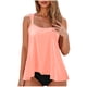 thumbnail image 2 of Traje de baño de bikini de verano para mujer, de color liso, con cojín en el pecho y sin soporte de acero, sin espalda, con tirantes, de nailon., 2 of 7