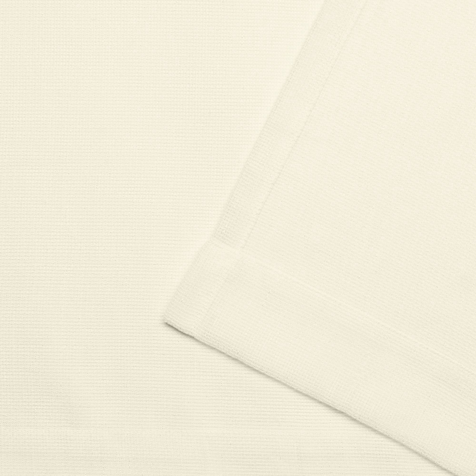 Exclusive Home Curtains Miami Semi-Sheer Textured Indoor/Outdoor Grommet Top Curtain Panel Pair, 54x96, Ivory
