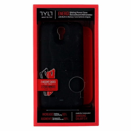 Tylt Energi 2,350mah Power Case For Samsung Galaxy S4 - Black And Red