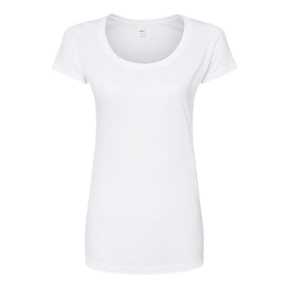 Tultex 243 Women's Poly-Rich Scoop Neck T-Shirt