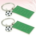 thumbnail image 3 of FRCOLOR Football Field Pendant 2PCS Cartoon Football Field Pendant Mini Football Field Keychain Pendant Zinc Alloy Football Field Keyring Pendants Multi-purpose Key Ring Pendant Gift, 3 of 5