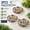 3.-, variant on Outdoor River Rock Stepping Stones for Garden Walkway, 12 Inch Diameter, 5 Pack Round Pebble Paver Stones for Yard Lawn Patio Path Pathway