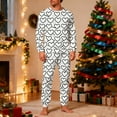 thumbnail image 2 of Lorytime Matching Valentine S Day Pajamas for Couples Heart Long Sleeve Pullover and Trousers with Pockets Men Loungewear, 2 of 8