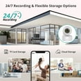 thumbnail image 5 of HD 2MP 4MP Wifi PTZ Camera AI Human Auto Tracking Two Way Audio Color Night Vision Smart Home Video Security Camera Helen's Store, 5 of 5