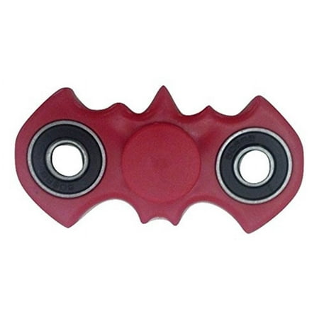 Fidget Spinner Toy Red Bat Stress & Anxiety Reducer with Ball Bearing - Fidget Spinner Red Bat