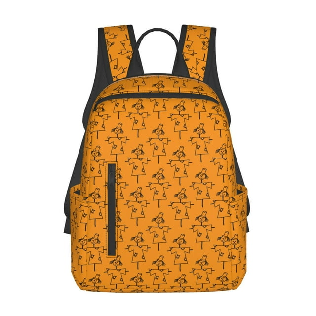 Fotbe Fall Cute Simple Scarecrow Mochila Ligera para Hombres y Mujeres - Duradera y Resistente al Agua, Ideal para Escuela, Trabajo, Viajes y Uso Diario