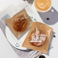 thumbnail image 4 of Food Storage Bags under $5! kkbbma Self-Sealing Bread Bags with Oil-Proof Paper, Transparent Food Storage Sacks for Sandwich Snacks, Kraft Paper Packaging for Bakery Cafe, 4 of 6