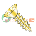 thumbnail image 1 of #6 x 1/2" Type AB Self-Tapping Screws / Phillips / Flat Head / Steel / Zinc Yellow (Quantity: 10,000 pcs), 1 of 1