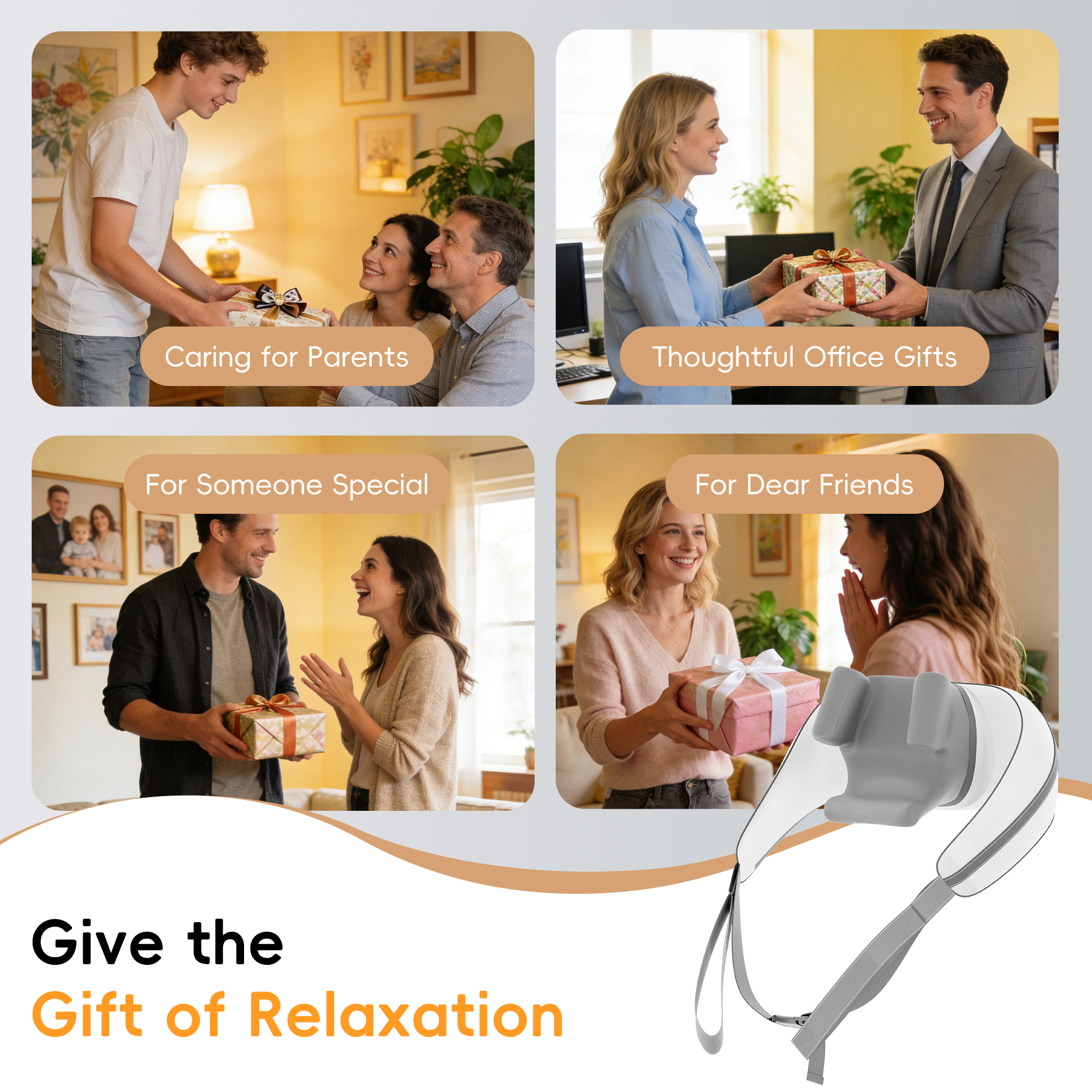 WHALLULTRA Cordless Neck Massager with Heat photo 3