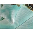 thumbnail image 4 of Ambesonne Sea Quilted Bedspread Set 3 Pcs, Endangered Turtle, Queen Size, Pale Coffee Seafoam, 4 of 5