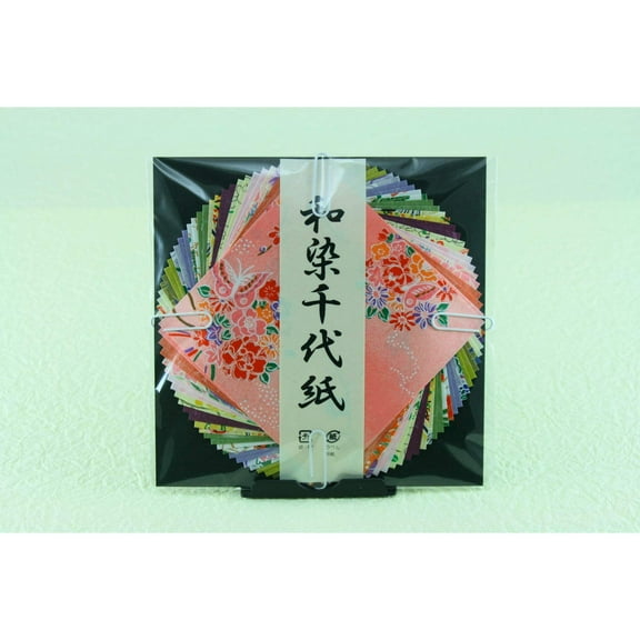 Wazome Chiyogami 10×10cm - Yuzen and Unryu-patterned Washi 30 papers set - Kurumira Shop