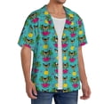 thumbnail image 2 of Kdxio Men's Hawaiian Shirt for Men Short Sleeve Shirt Sunmmer Cat Summer Casual Holiday Beach Button Down T-Shirts, 2 of 7