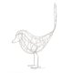 thumbnail image 3 of Figuras de pájaros de estilo nórdico hechas a mano de hierro forjado para sala de estar (blanco) Likrtyny Libre de BPA, 3 of 5
