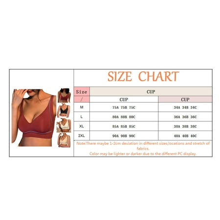 

CAICJ98 Sports Bras For Women Women s Full Coverage Non Padded Wirefree Plus Size Minimizer Bra for L Bust Support Seamless White L