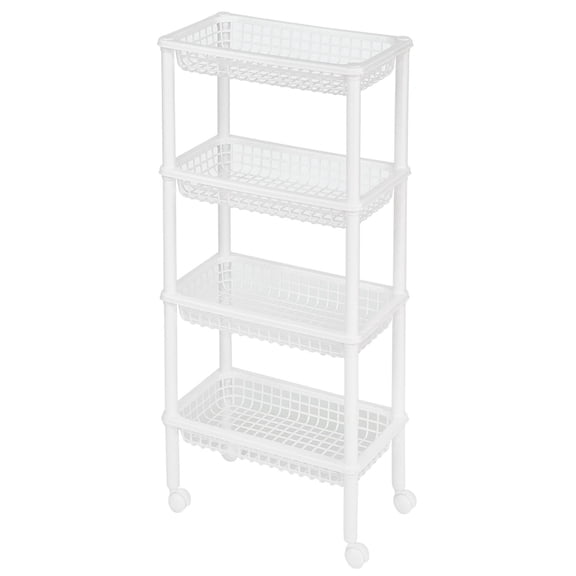 Estante Esquinero LIFTOR BLITZ 4 color Blanco 4 Cestas para Cocina