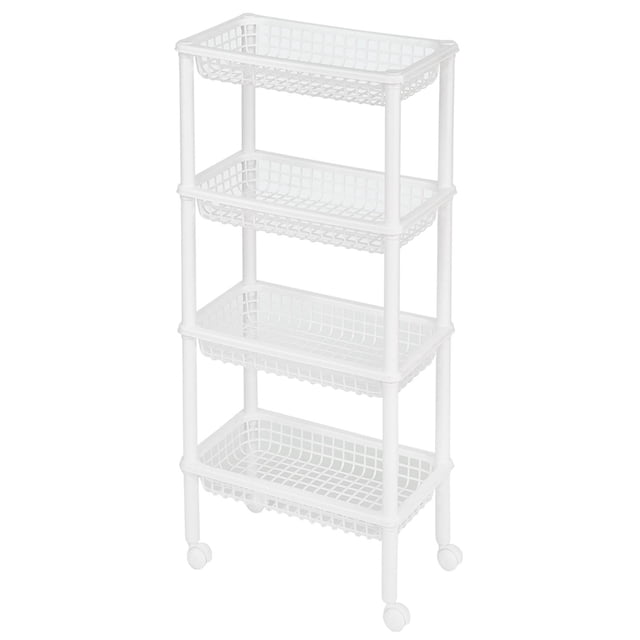 Estante Esquinero LIFTOR BLITZ 4 color Blanco 4 Cestas para Cocina