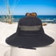 thumbnail image 3 of Sombreros De Protección Solar Gorro unisex anti-UV, transpirable, para pesca, senderismo, cómodo para jardín (negro), 3 of 7