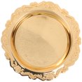 thumbnail image 1 of Delicate Fruit Platter Dessert Plate Cake Dish Snacks Tray Decorative Tableware for Wedding Party Home (Golden), 1 of 8