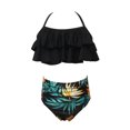 thumbnail image 3 of ITFABS Family Matching Bathing Suit, Female Halterneck Bikini Tops+ Panties, 3 of 10