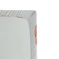 thumbnail image 2 of Ambesonne Anatomy Fitted Sheet, Biology Human Body Print, Queen Size, Coral and Grey, 2 of 2