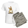 thumbnail image 5 of CafePress - Fawn French Bulldog Women's Light Pajamas - Women's Short Sleeve Print T-Shirt and Pants Light Cotton Pajama Set, 5 of 7