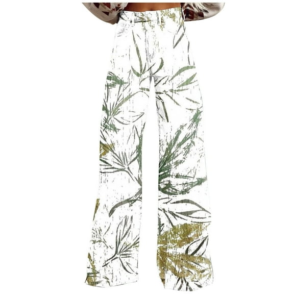 Fjofpr Clearance Clothes Straight Leg Jeans for Women Women Wide Leg Jeans Baggy Jeans for Women Loose Womens Jeans Trendy Fall 2024 Women'S Casual Straight Leg Jeans With Button Pockets