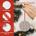 thumbnail image 4 of Hirioo Christmas Cat for Acrylic Christmas Pendant Hanging Christmas Tree Ornaments, Car, Home, Office Gift Decor-Round Shape, 4 of 7