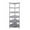 B, variant on 6 Tier Storage Rack 29.53x10.63x7.09in Plastic Material Easy Assembly Living Room Bedroom Bathroom Kitchen Organizer(White)