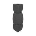 thumbnail image 6 of Decorative Ceramic Stacked Candle Holder for Home Decor - Modern Taper Candlstick Holder for Mantel, Console Table, or Living Room - Perfect Candle Stand Holder for Table Centerpieces - 9", Black, 6 of 11