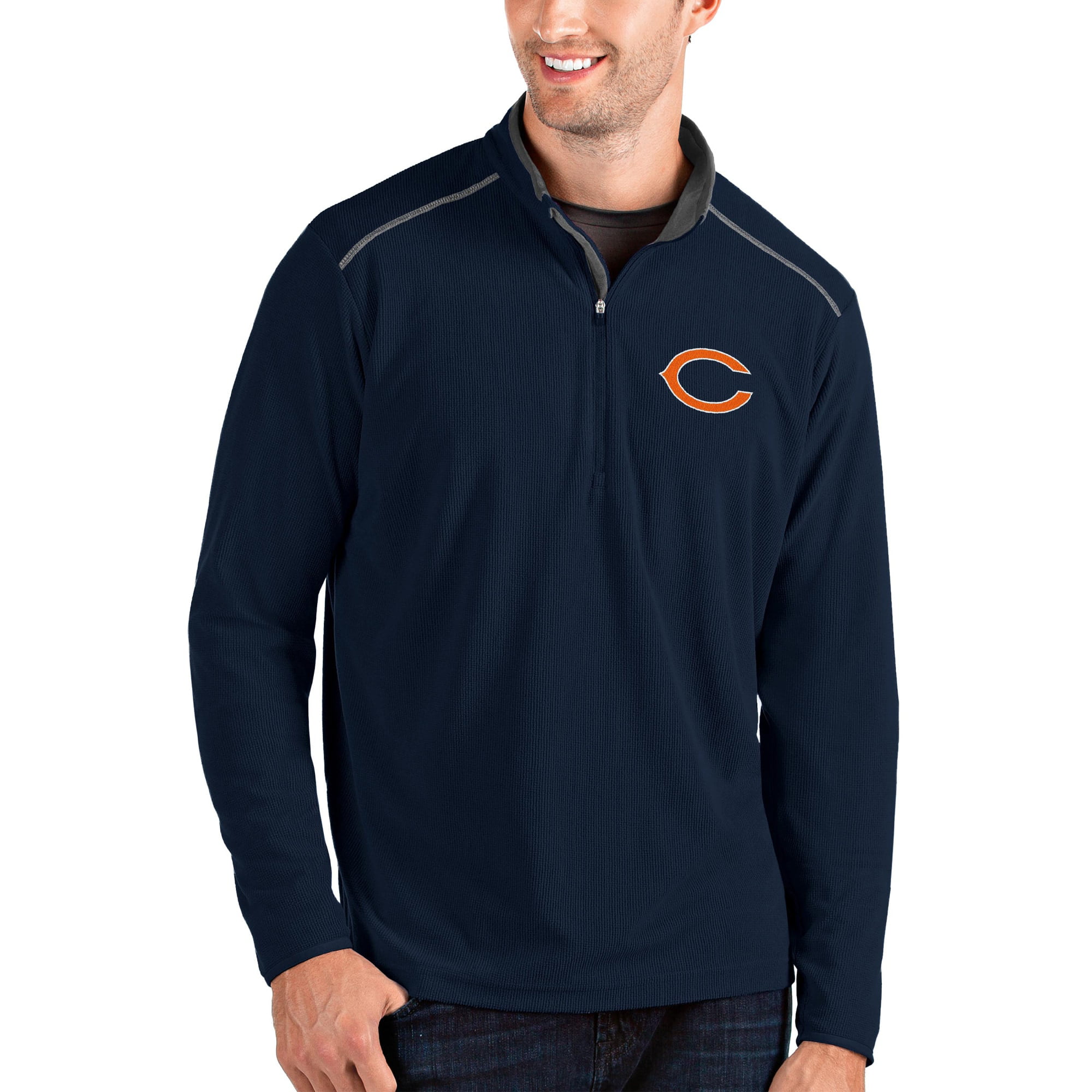 chicago bears half zip sweatshirt
