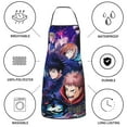 thumbnail image 2 of Jujutsu Kaisen Adjustable Bib Aprons, Waterdrop Resistant Apron with 2 Pockets for Kitchen Cooking Restaurant BBQ Painting Crafting, 2 of 7
