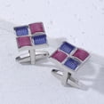 thumbnail image 3 of Gemelos genéricos elegantes de esmalte multicolor para hombre, 3 of 3