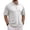 White #016, variant on Mens Polo Shirts Short Sleeve Quick Dry Collared Shirt Lightweight Work Shirts with 3 Buttons M