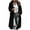 Z01-Black, variant on Womens Winter Coats Women's Solid Color Lapel Pocket Long Jacket Cardigan Jacket Red M