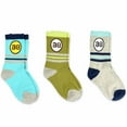 thumbnail image 2 of TeeHee Little Boys Socks, 6 Pack Crew Cotton Stripe, 2 of 4