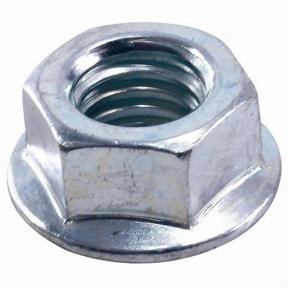 American Garage Door Supply Flanged Serrated Hex Nut,SS,PK16 NUTFS14