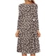 thumbnail image 4 of Vestidos Para Mujer Vestido Floral Trendy Slim Fit Cómodo Botón Con Cuello en V Vestido Informal Estampado Odeerbi ODB185558, 4 of 6