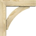 thumbnail image 3 of Ekena Millwork 6"W x 24"D x 24"H Thorton Block Rough Sawn Bracket w/ Offset Brace, Douglas Fir, 3 of 25