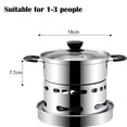 thumbnail image 3 of Gifts Dianli Portable Stainless Steel Stoveless Cooker No Power Required Compact Heavy-Duty Travel Cooktop for Indoor and Camping Use Carry-Friendly for Home RV Picnic, 3 of 9